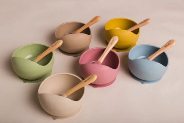 Bol silicone avec sa cuillère