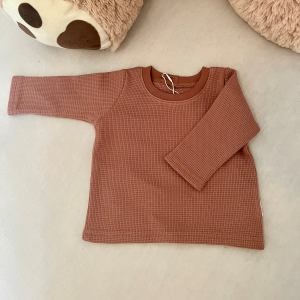 Pull manches longues fille 100% coton, certifié Oeko-tex