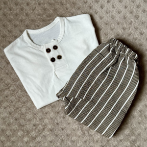 Ensemble t-shirt et pantalon 100% coton