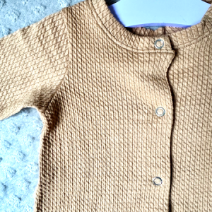 Combinaison camel 100% coton fait main